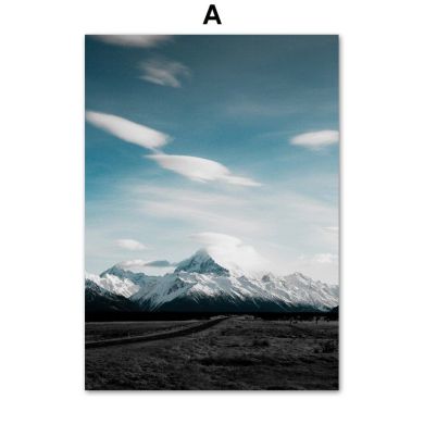 Blue Sea Forest Sky Life Canvas Art - Image 5