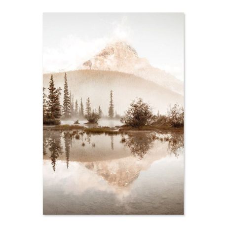 Morning Mist Nature Landscape Gallery Wall Canvas Art - Image 7