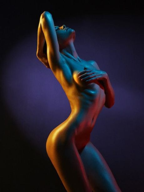 Erotic Sexy Lady Nude Canvas Art - Image 5