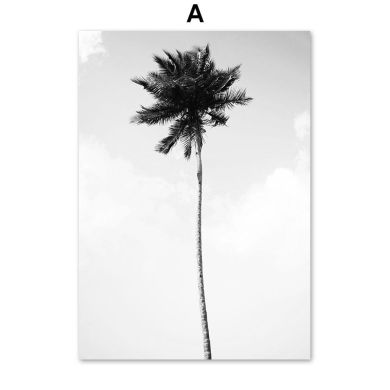 Sexy Woman Palm Leaf Gallery Wall Canvas Art - Image 5