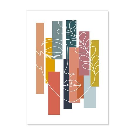 Boho Abstract Shapes & Lines Gallery Wall Canvas Art - Image 10