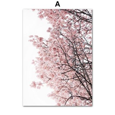 Pink Begonia Flower Gallery Wall Canvas Art - Image 6