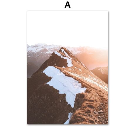 Snow Mountain Road Trip Canvas Art - Image 5