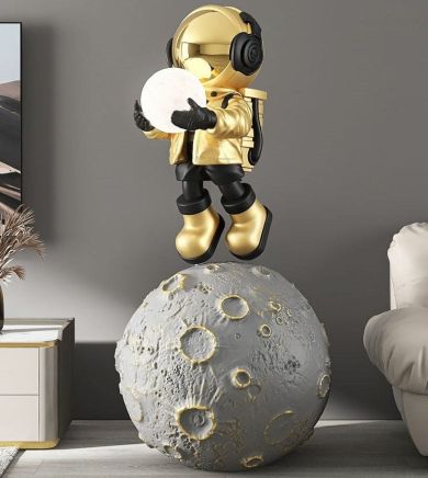 Galactic Light Life Size Astronaut Statue