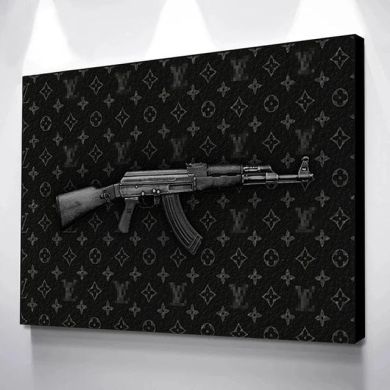 Lips & Guns Canvas Art - Image 6