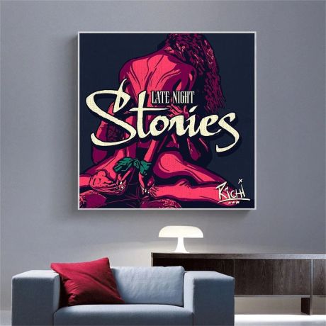 Submissive Bondage Sexy Nude Lover Canvas Art - Image 4