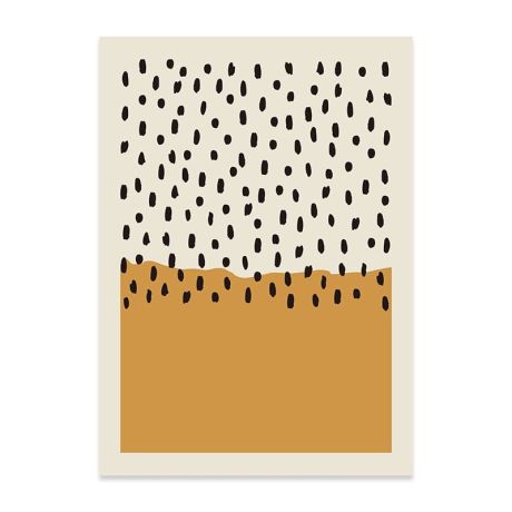 Boho Minimalist Abstract Dots Canvas Art - Image 6