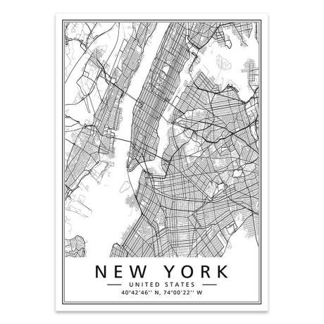 States Metro Map Canvas Art - Image 8