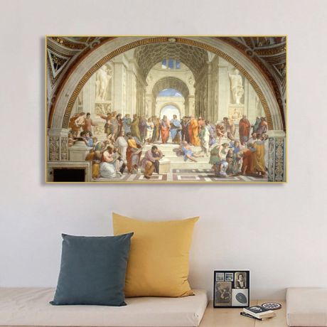 School of Athens by Raphael Canvas Art - Image 3