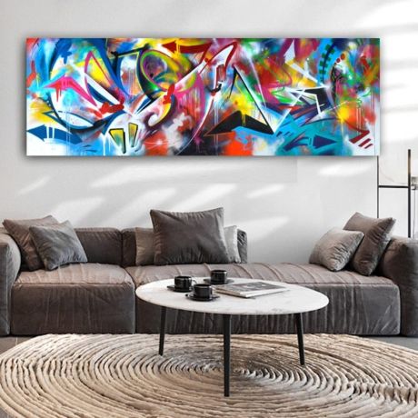 Abstract Colors Canvas Art - Image 2