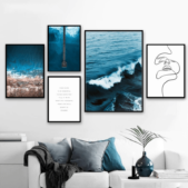 Daedalus Designs - Deep Blue Sea Pier Gallery Wall Canvas Art - Review