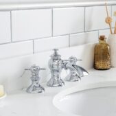 Daedalus Designs - Water Creation Queen 36 in. Cashmere Grey Single Sink Bathroom Vanity | Carrara Quartz Countertop | Chrome Finish - Review