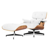 Daedalus Designs - Eames Lounge Chair with Ottoman Walnut Pure White - Review
