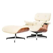 Daedalus Designs - Eames Lounge Chair with Ottoman Palisander Ivory White - Review