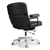 Daedalus Designs - Eames Mid-Century Executive Office Chair | Genuine Italian Leather - Black Color - Review