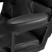 Daedalus Designs - Eames Mid-Century Executive Office Chair | Genuine Italian Leather - Black Color - Review