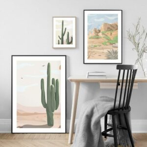 Daedalus Designs - Highway Desert Waterfall Gallery Wall Canvas Art - Review