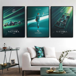 Daedalus Designs - Formula 1 Aston Martin Sebastian Vettel Canvas Art - Review