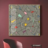Daedalus Designs - Abstract Rattan Lines Canvas Art - Review