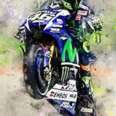 Daedalus Designs - Moto GP Watercolor Canvas Art - Review