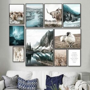 Daedalus Designs - Northern Aurora Landscape Gallery Wall Canvas Art - Review