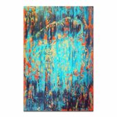 Daedalus Designs - Abstract Orange Blue Canvas Art - Review