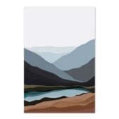 Daedalus Designs - Mountain Lake Landscape Painting Canvas Art - Review