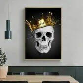 Daedalus Designs - Golden Crown Skull Canvas Art - Review