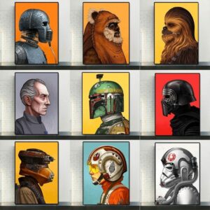 Daedalus Designs - Classic Starwars Characters Portrait Canvas Art - Review