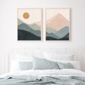 Daedalus Designs - Modern Mountain Sun Canvas Art - Review