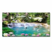 Daedalus Designs - Swan Waterfall Lotus Canvas Art - Review