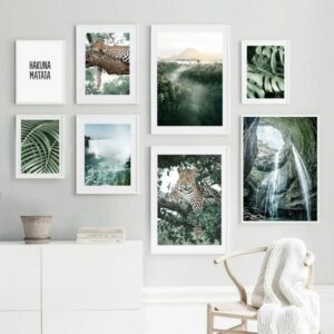 Daedalus Designs - Tropical Forest Green Nature Gallery Wall Canvas Art - Review