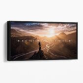 Daedalus Designs - The Best View Comes From The Hardest Climb Canvas Art - Review