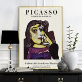 Daedalus Designs - Pablo Picasso Exhibition Poster Canvas Art | Portrait Of Dora Maar | Surrealism Wall Art | Girl Before A Mirror - Review