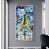 Daedalus Designs - Eiffel Tower Starry Night Canvas Art - Review