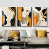 Daedalus Designs - Gold Brush Abstract Painting Canvas Art - Review