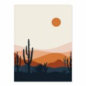 Daedalus Designs - Sun Moon Desert Landscape Gallery Wall Canvas Art - Review