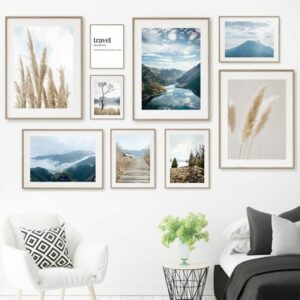 Daedalus Designs - Mountain Lake Bridge Canyon Gallery Wall Canvas Art - Review