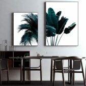 Daedalus Designs - Dark Green Palm Tree Canvas Art - Review