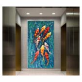 Daedalus Designs - Nine Golden Fish Canvas Art - Review