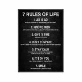 Daedalus Designs - Seven Rules of Life Canvas Art - Review