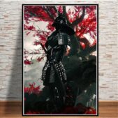 Daedalus Designs - Black and Blood Japanese Samurai Canvas Art - Review