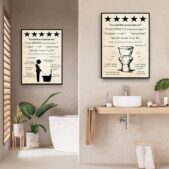 Daedalus Designs - Toilet Sign Retro Canvas Art - Review