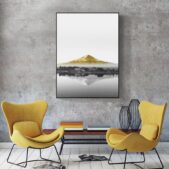 Daedalus Designs - Yellow Boat on Mountain Lake Canvas Art - Review