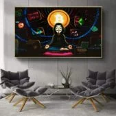 Daedalus Designs - Anonymous Meditation Metaverse Canvas Art - Review