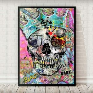 Daedalus Designs - Pop King Skull Graffiti Canvas Art - Review