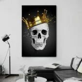 Daedalus Designs - Golden Crown Skull Canvas Art - Review