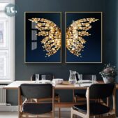 Daedalus Designs - Nordic Golden Butterfly Canvas Art - Review