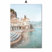 Daedalus Designs - Amalfi Coast Beach Greece Canvas Art - Review