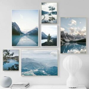 Daedalus Designs - Canyon Mountain Lakeview Gallery Wall Canvas Art - Review